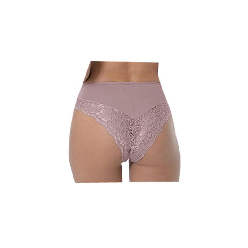 Calcinha Calça Cavada Lousane 056002 DeMillus renda atrás